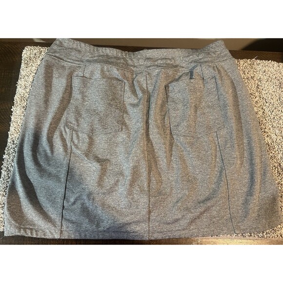 Tangerine Women's Activewear Skort Drawstring Waist Heathered Gray Sz XL - Picture 4 of 4